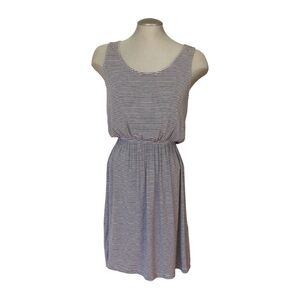 H&M Dress Sleeveless Black and White Stripes Size Small